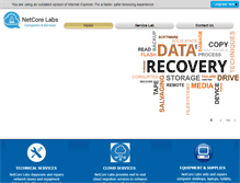 Tablet Screenshot of netcorelabs.com